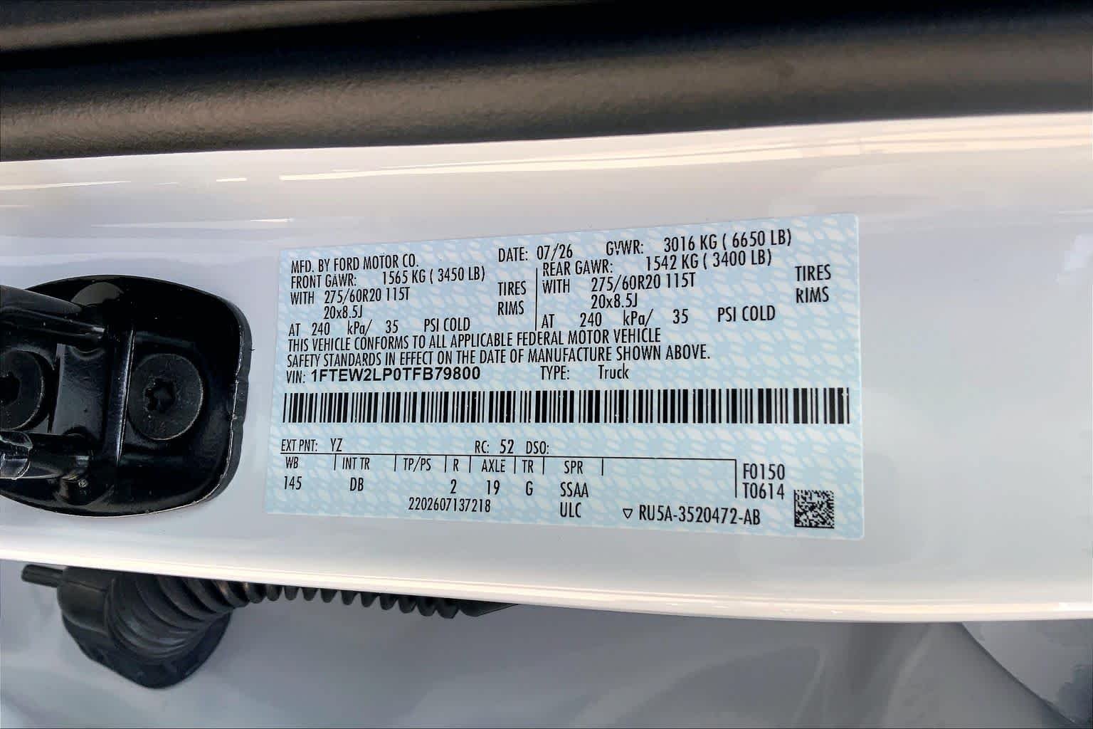 New 2026 Oxford White Ford STX image 22