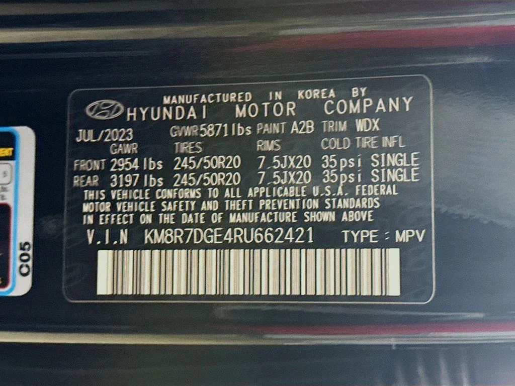 Used 2024 Abyss Black Pearl Hyundai Calligraphy image 34