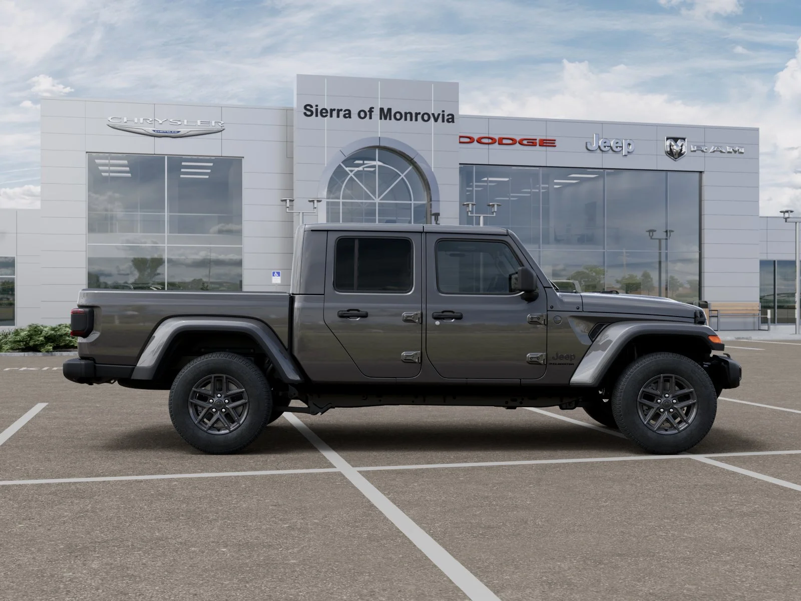 New 2026 Granite Crystal Metallic Clear-Coat Exterior Paint Jeep Sport S image 47