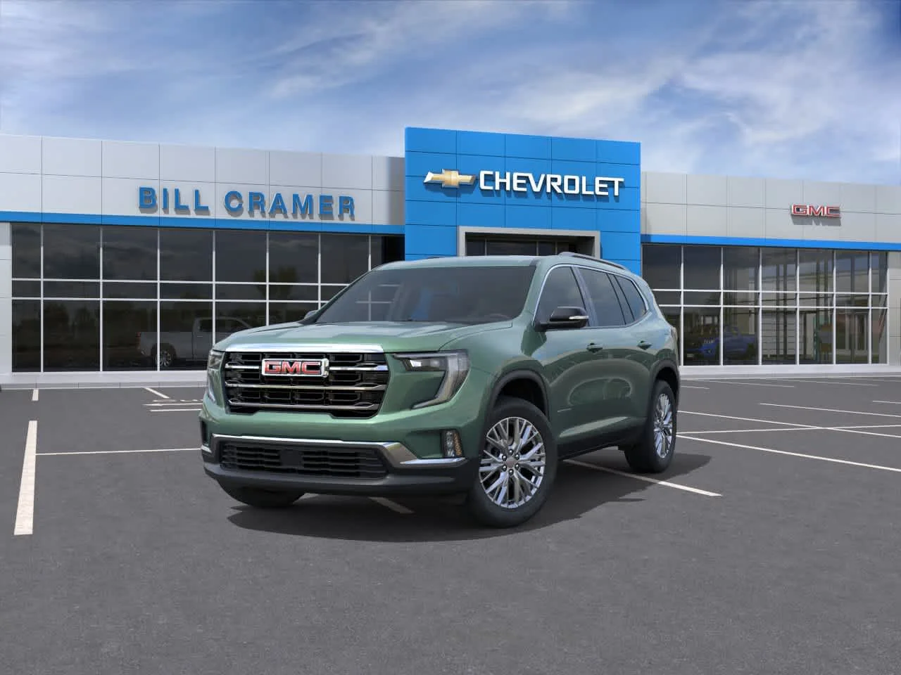 New 2027 Trailstone Green Metallic GMC Elevation image 8