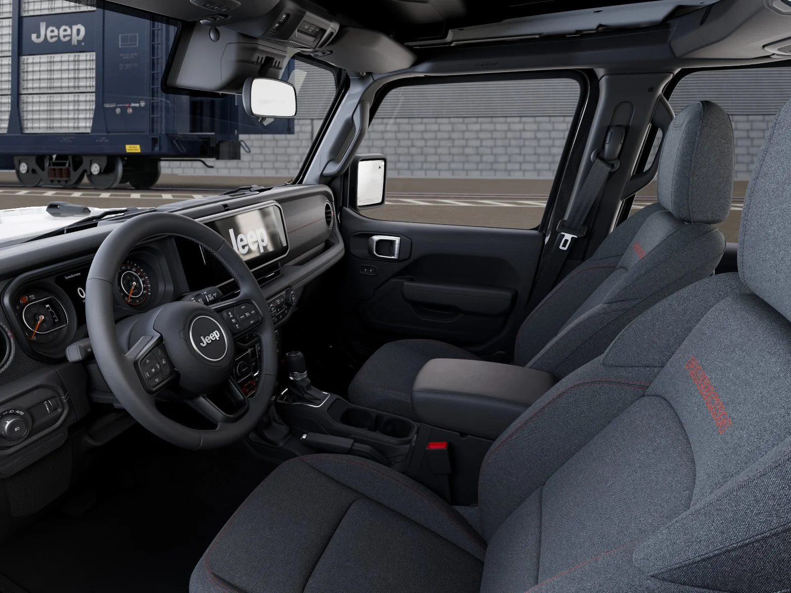 New 2026 Granite Crystal Metallic Clear-Coat Exterior Paint Jeep Rubicon IN-TRANSIT image 48