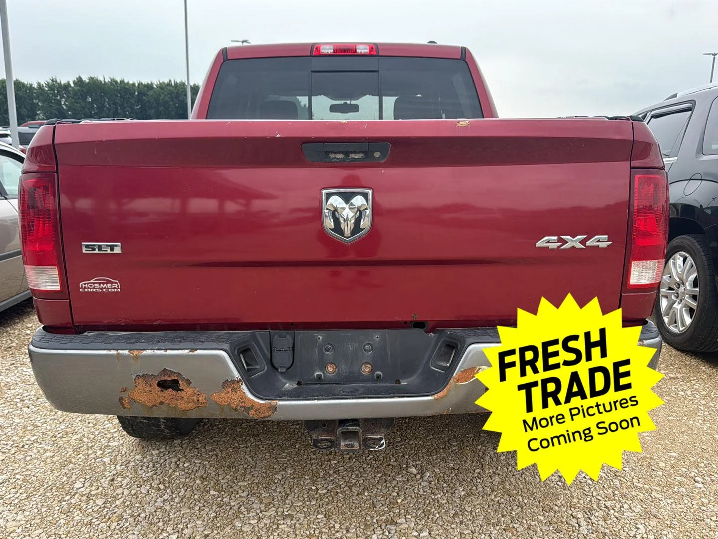 Used 2011 Deep Cherry Red Crystal Pearl Ram Outdoorsman image 7