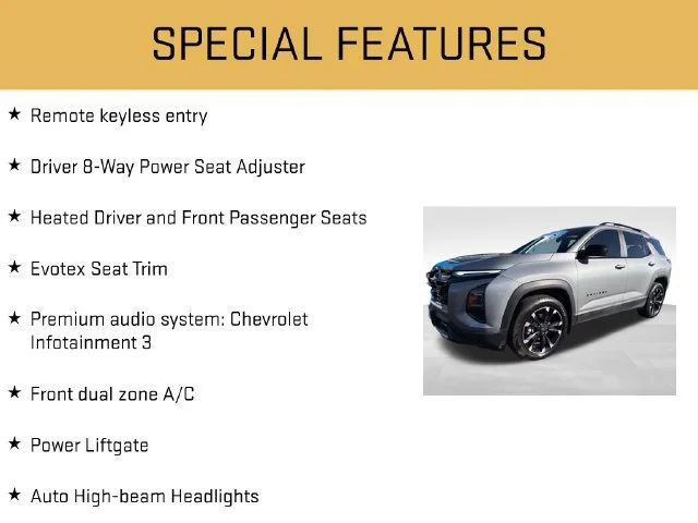 Used 2026 Sterling Gray Metallic Chevrolet RS image 12