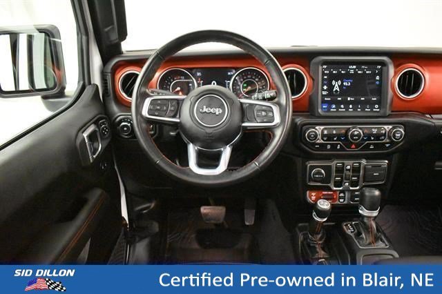 Used 2021 Bright White Clearcoat Jeep Unlimited Rubicon image 5