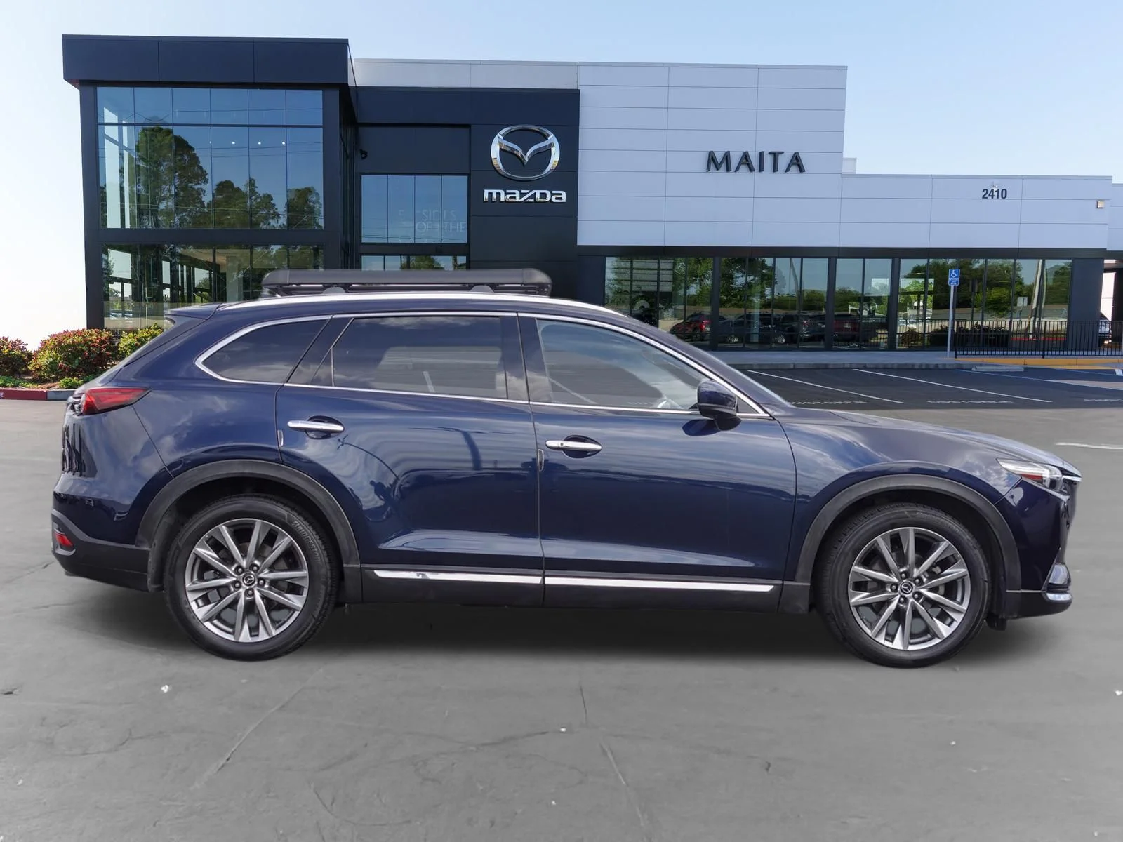 Used 2019 Deep Crystal Blue Mica Mazda Grand Touring image 2