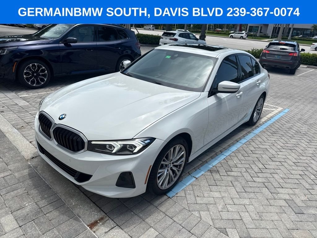 Certified Used 2023 Alpine White BMW 330i image 1