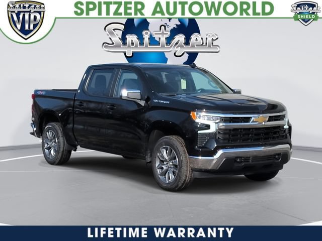 Black 2026 Chevrolet Silverado 1500 Pickup Truck Four-Wheel Drive 8-Speed Automatic