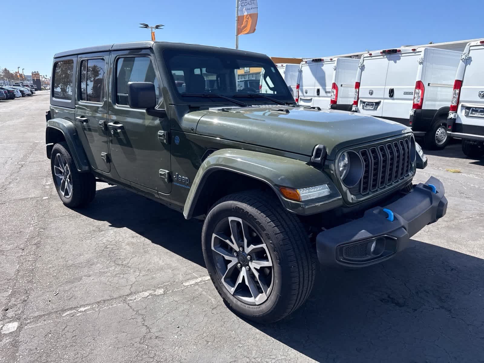 Used 2024 Sarge Green Clearcoat Jeep Sport S image 7