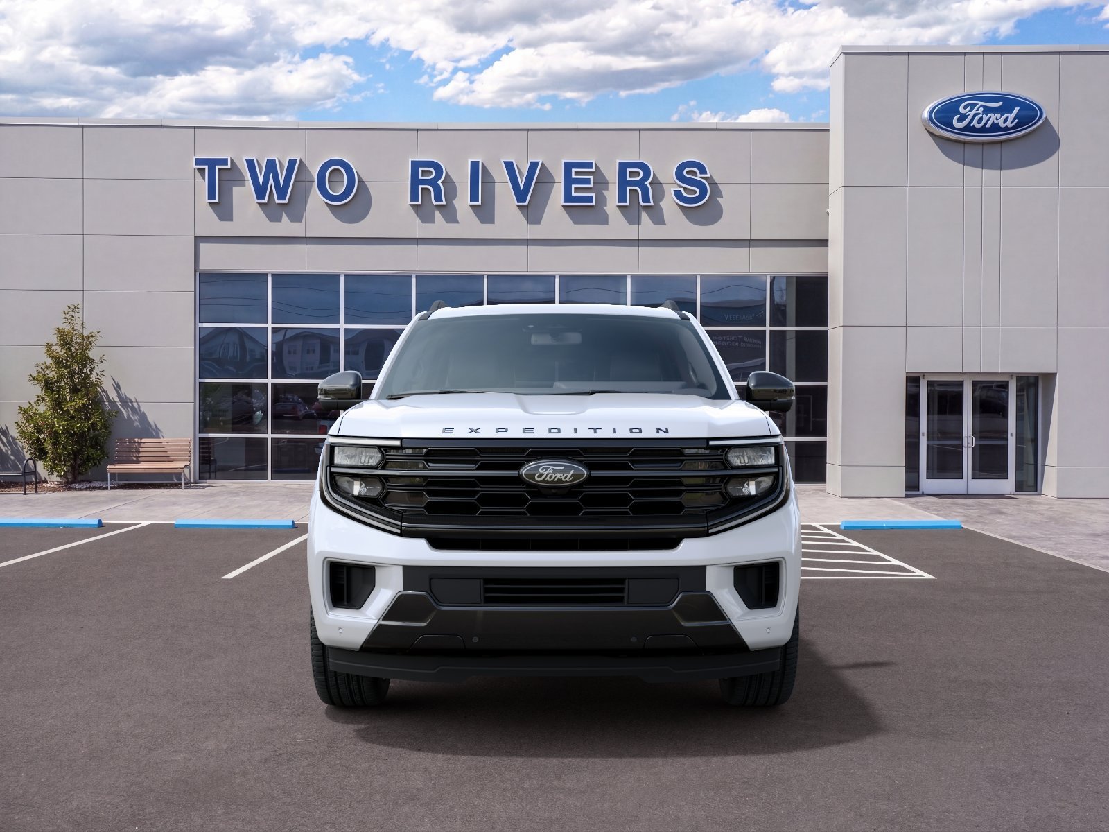New 2027 Star White Metallic Tri-Coat Ford Platinum image 3