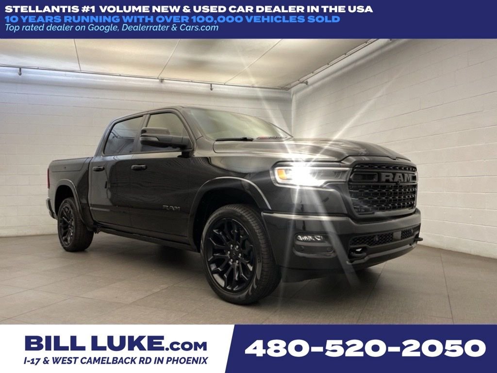 New 2026 Diamond Black Crystal Pearl-Coat Exterior Paint RAM Limited image 1