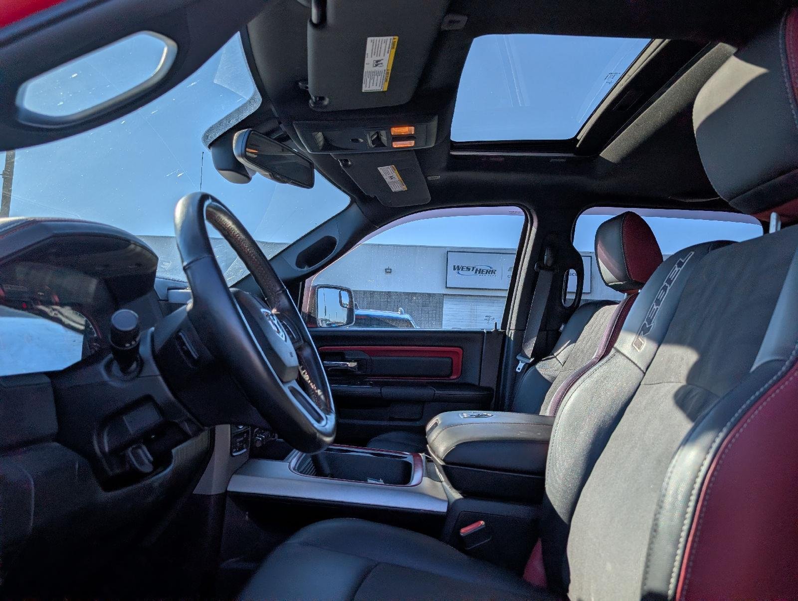 Used 2017 Flame Red Clearcoat Ram Rebel image 8