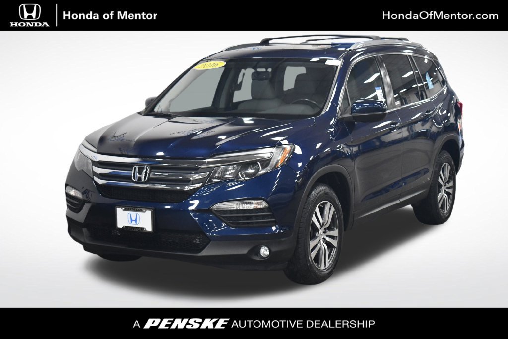 Certified Used 2016 Obsidian Blue Pearl Honda EX-L image 1