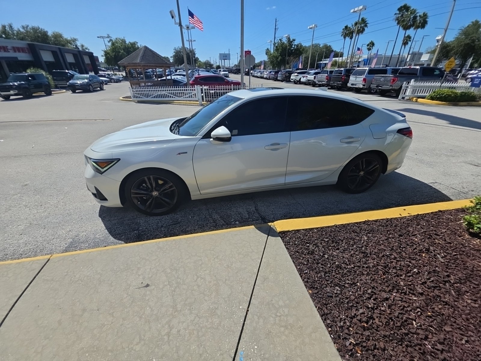 Used 2024 Platinum White Pearl Acura A-Spec Tech Package image 5