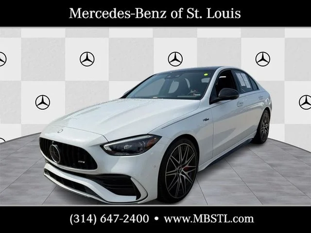 Certified Used 2025 White Mercedes-Benz C 43 AMG® image 4