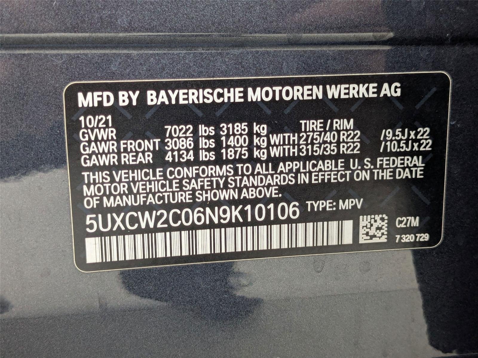 Used 2022 Arctic Grey Metallic BMW xDrive40i image 39