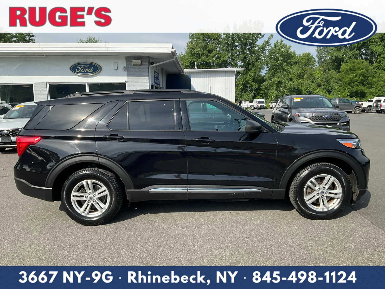 Used 2020 Agate Black Metallic Ford XLT image 2