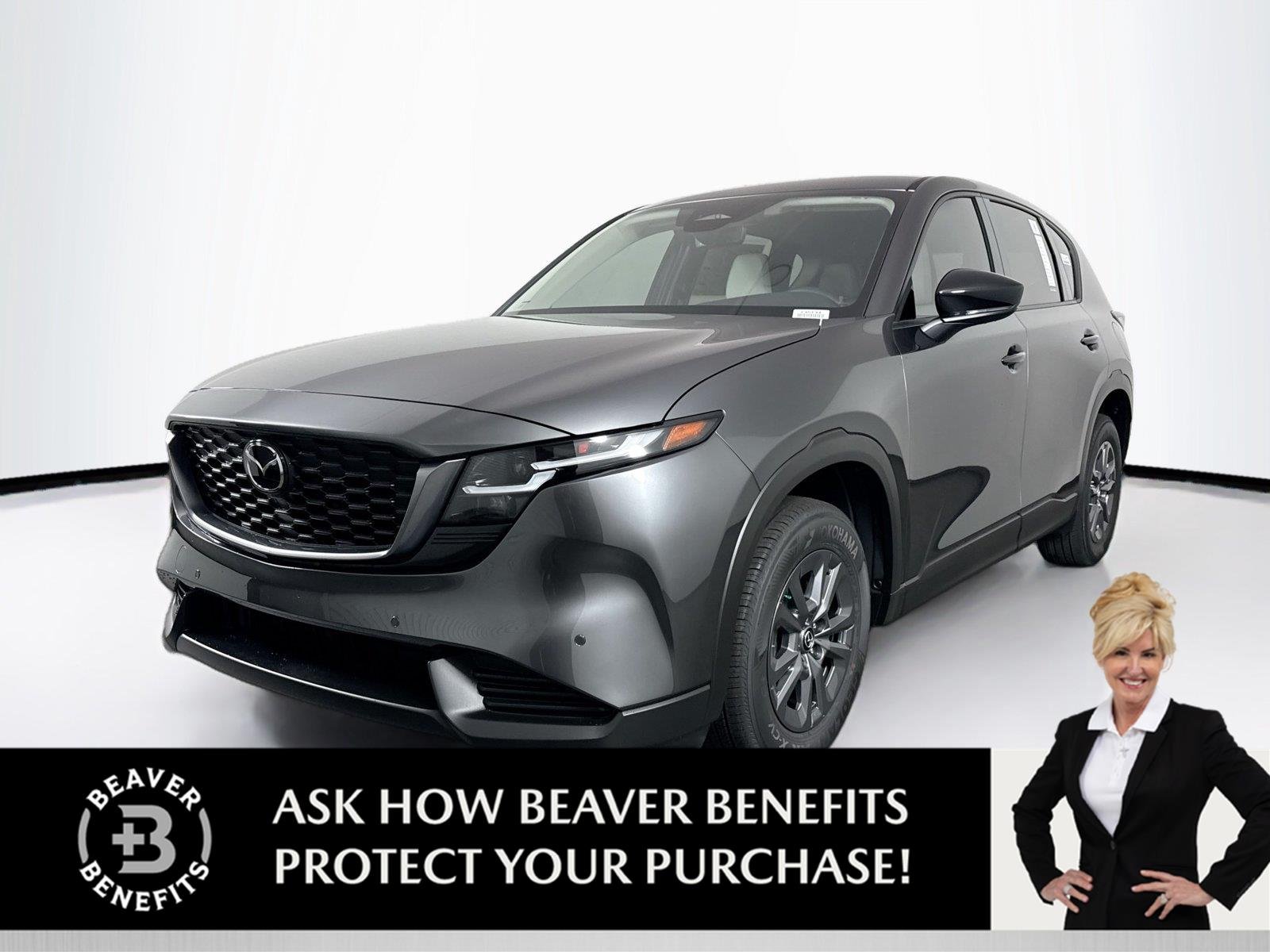 New 2026 Machine Gray Metallic Mazda 2.5 S Select AWD image 1