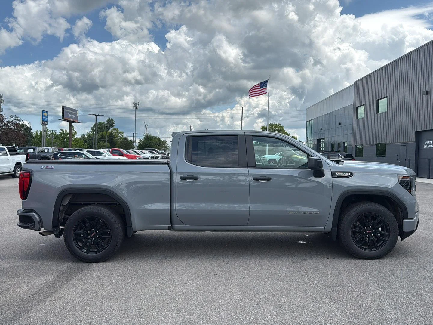 Used 2024 Thunderstorm Gray GMC Pro image 2