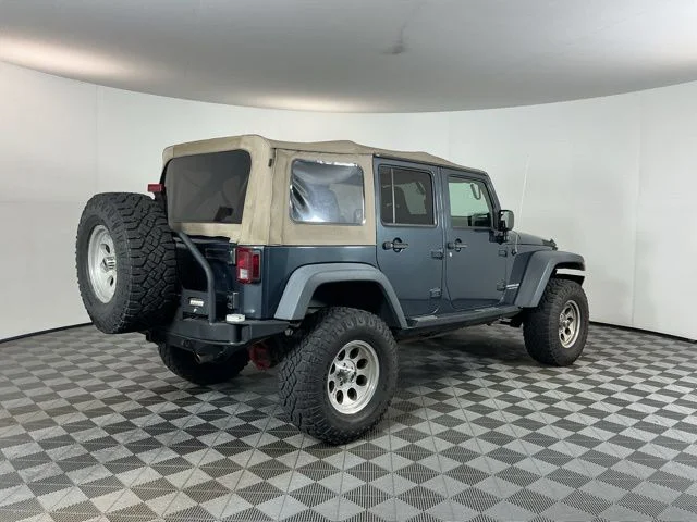Used 2008 Blue Jeep Unlimited Rubicon image 5