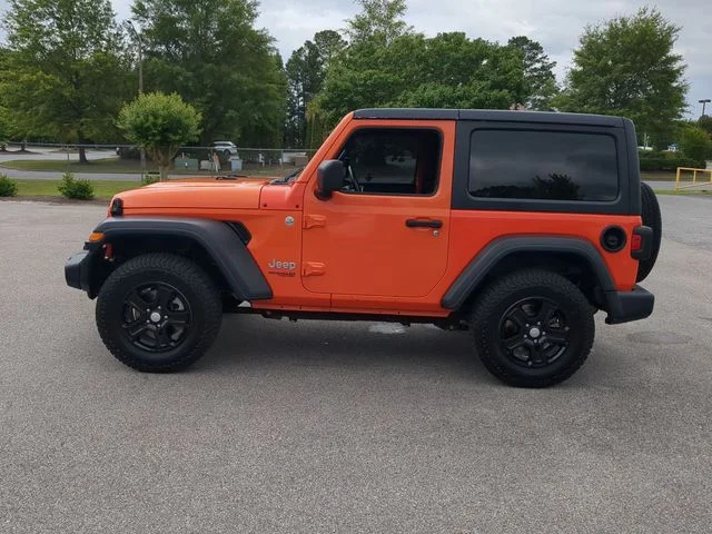 Used 2020 Orange Jeep Sport S image 6