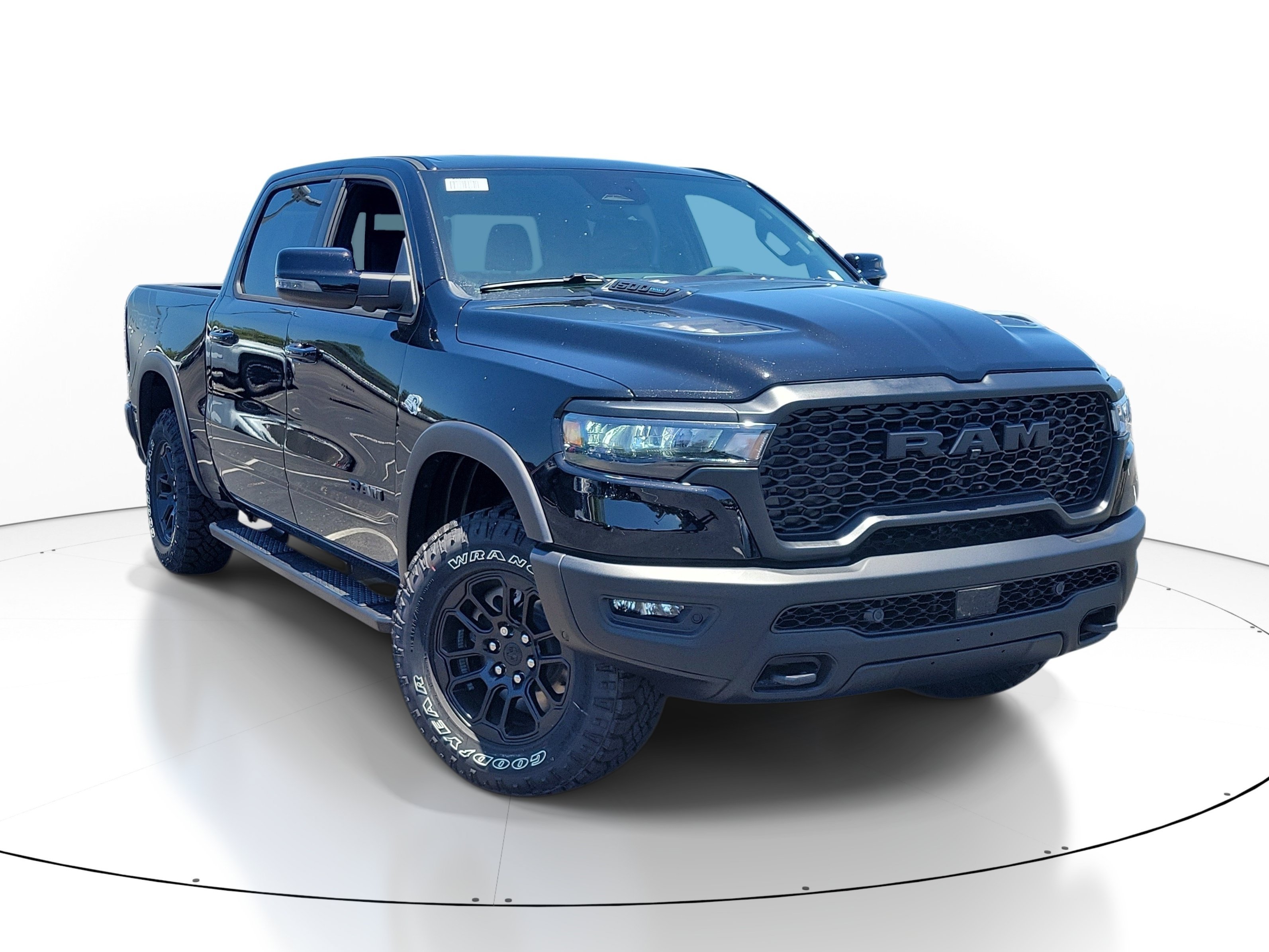 New 2026 Diamond Black Crystal Pearl-Coat Exterior Paint RAM Rebel image 1