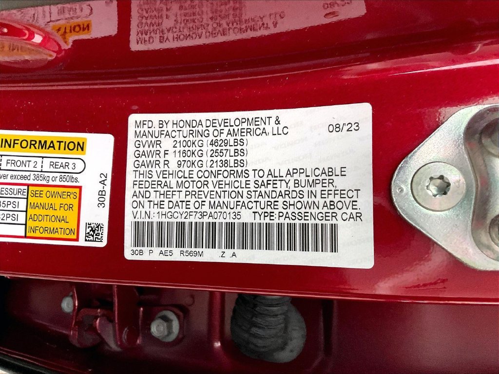 Used 2023 Radiant Red Metallic Honda Sport-L image 34