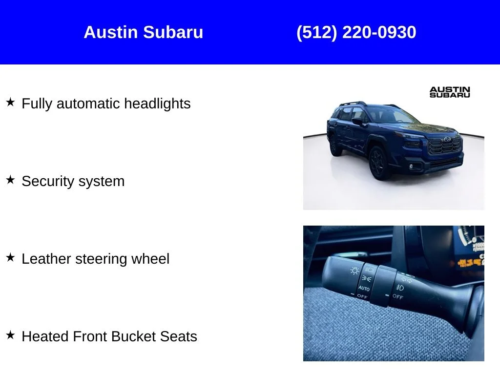 New 2026 Blue Subaru Premium image 17