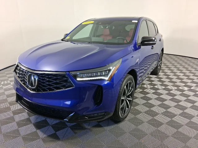 Used 2025 Blue Acura A-Spec Advance Package image 3