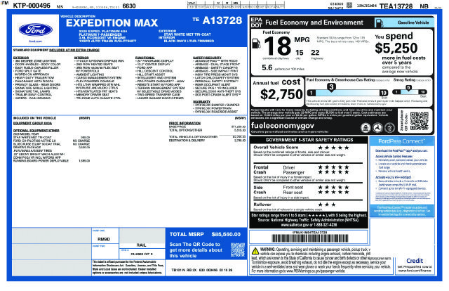 Used 2026 White Ford Platinum image 32