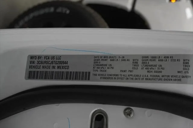 New 2026 Bright White Clear-Coat Exterior Paint RAM  image 37