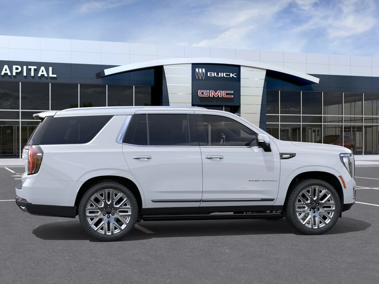 New 2026 GLACIER WHITE TRICOAT GMC Denali Ultimate image 6