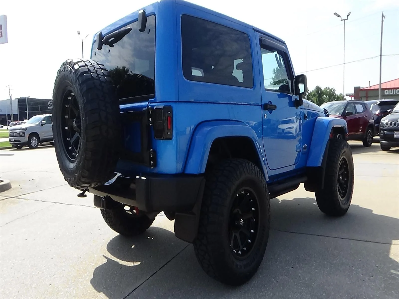 Used 2014 Hydro Blue Pearl Coat Jeep Polar Edition image 6