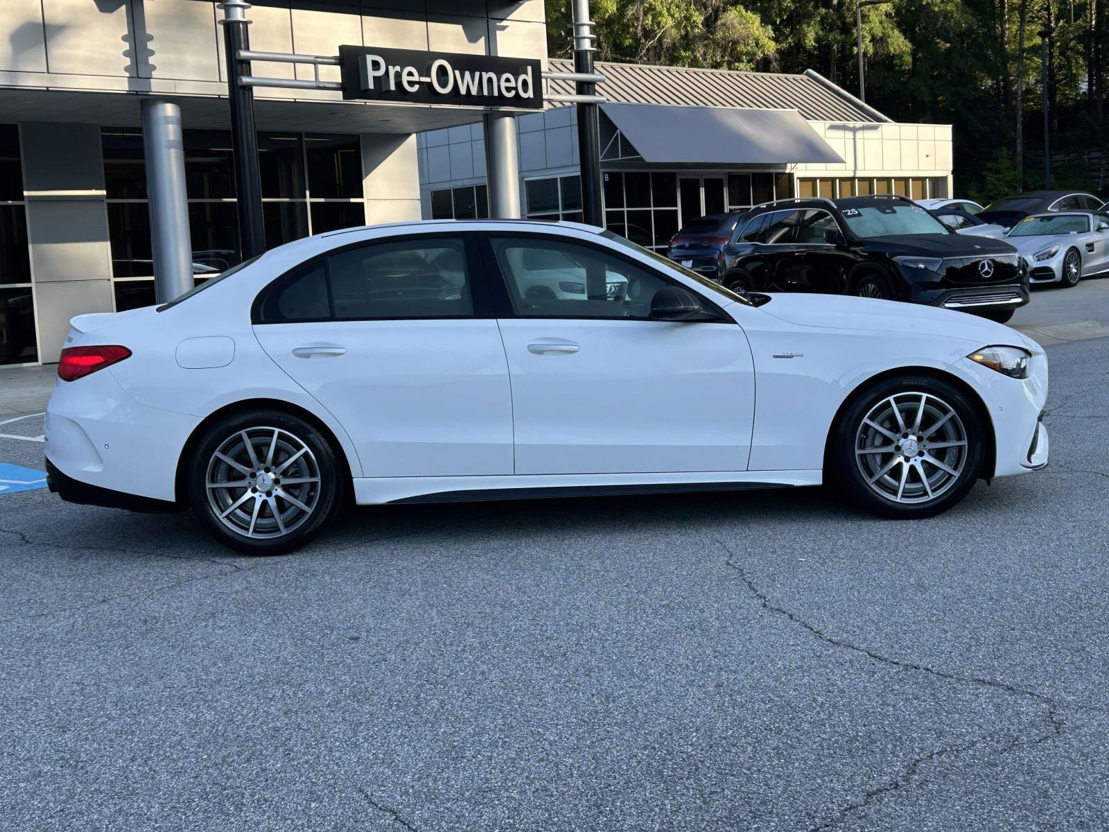 Certified Used 2025 Polar White Mercedes-Benz AMG® C 43 4MATIC® Sedan image 5