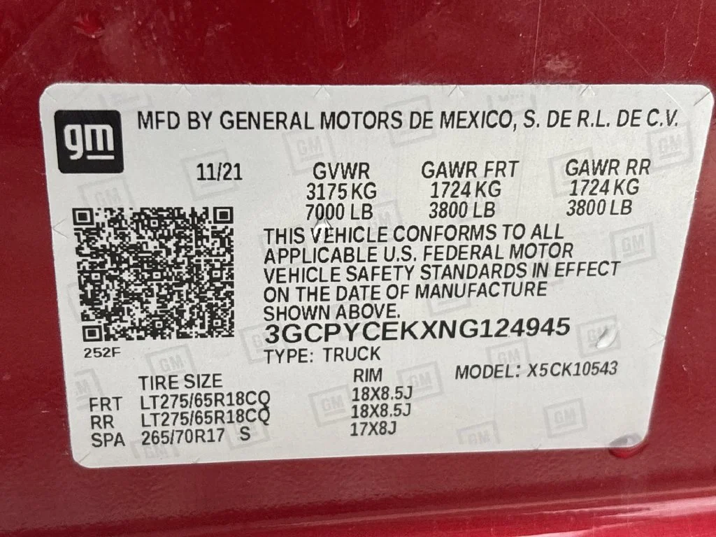 Used 2022 Red Chevrolet Custom Trail Boss image 15