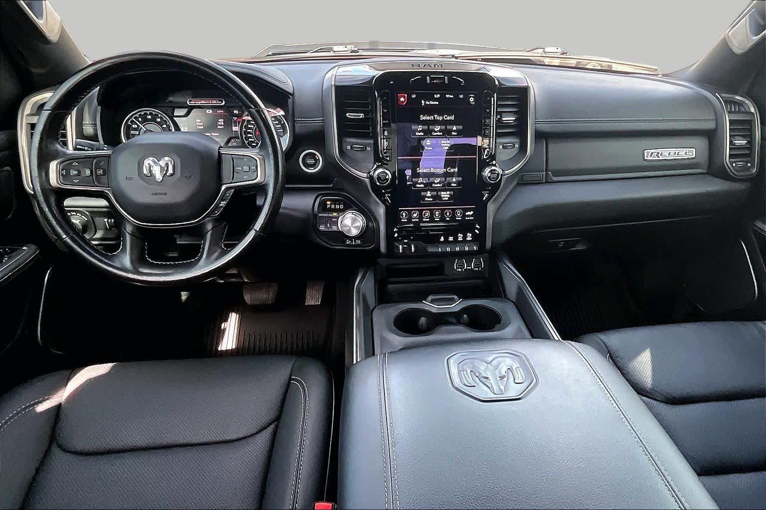 Used 2021 Diamond Black Crystal Pearlcoat Ram Rebel image 16
