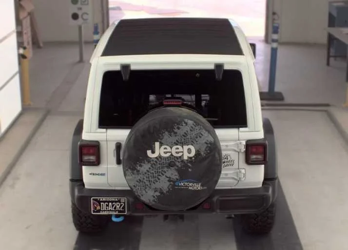 Used 2024 Bright White Clearcoat Jeep Willys image 6