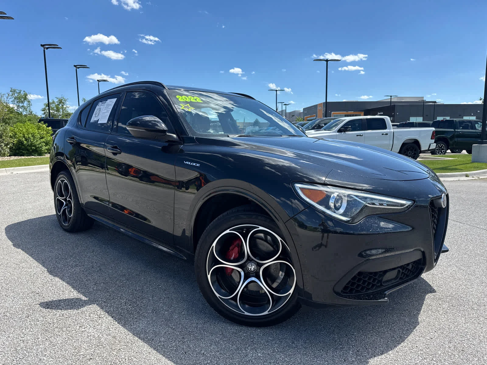 Used 2022 Alfa Romeo Stelvio Ti Veloce with VIN ZASPAKBNXN7D46322 for sale in Kansas City