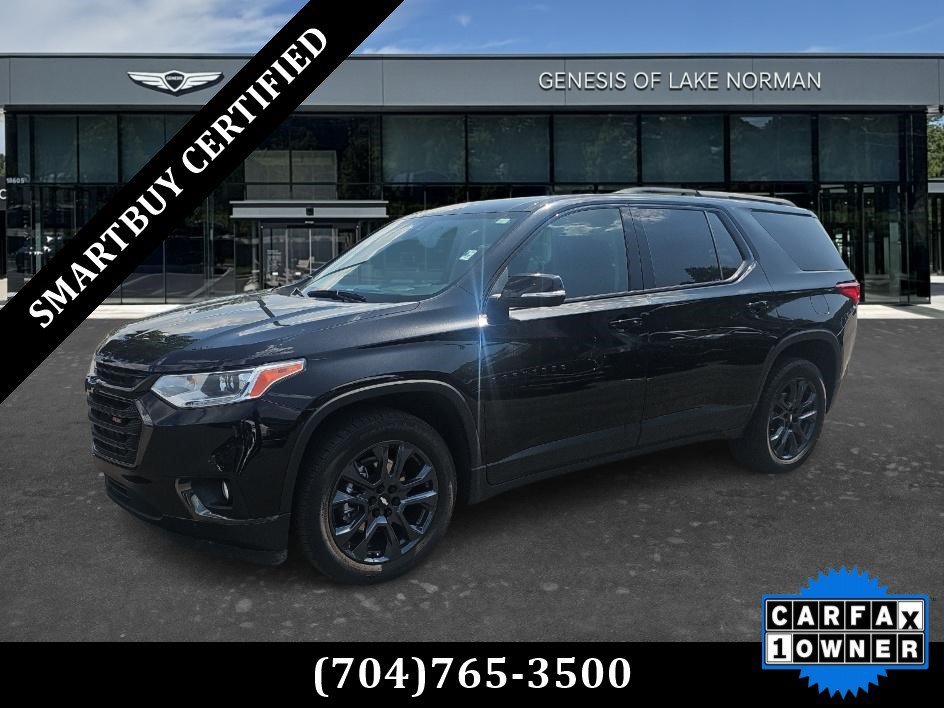 Used 2021 Mosaic Black Metallic Chevrolet RS Awd image 1