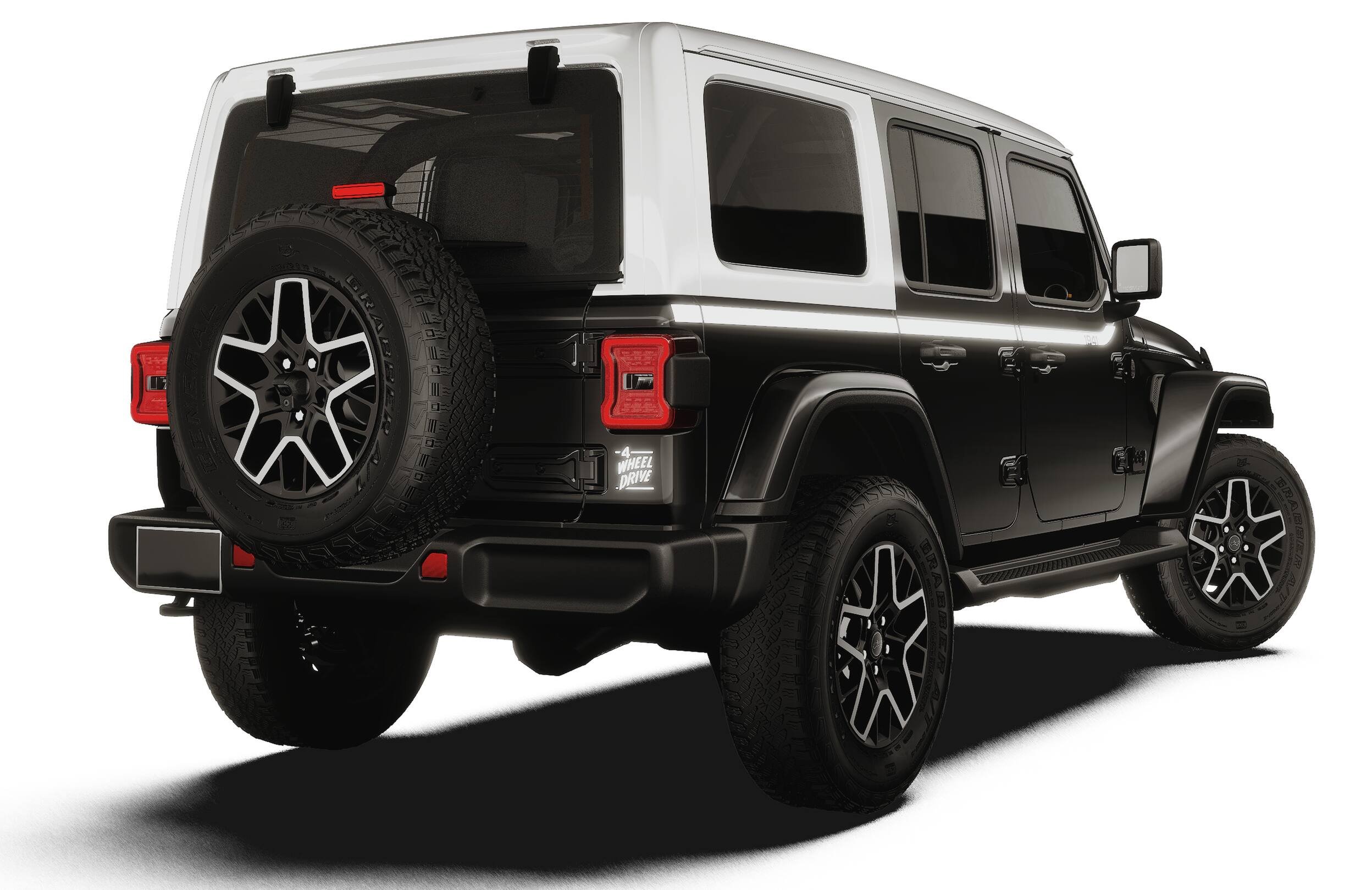 New 2027 Black Clear-Coat Paint Jeep Sahara image 2
