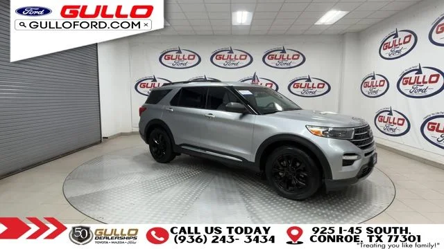 Certified Used 2021 Iconic Silver Metallic Ford XLT image 2
