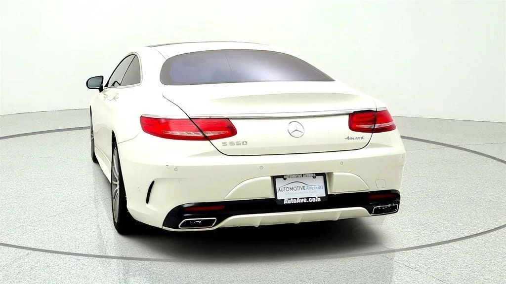Used 2016 designo Diamond White Metallic Mercedes-Benz 2dr Coupe S 550 4MATIC® w/ Sport Pkg & Premium 1 Pkg image 6