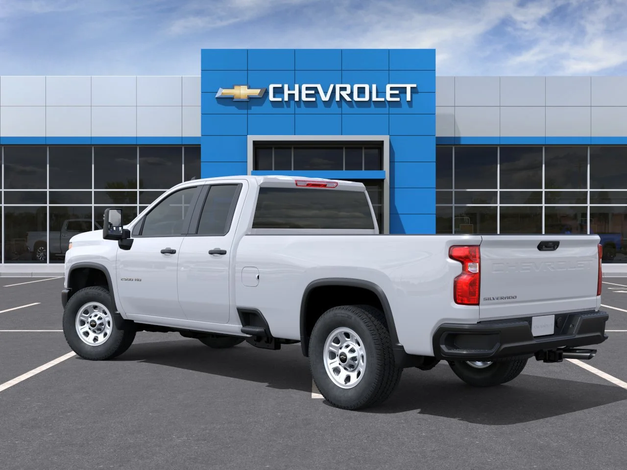 New 2026 White Chevrolet Work Truck image 3