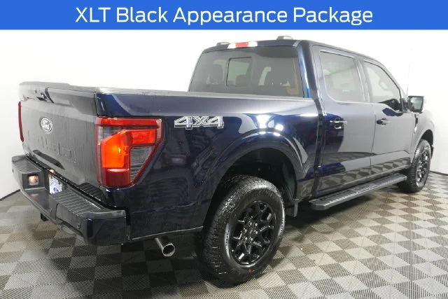 New 2026 Antimatter Blue Metallic Ford XLT image 3