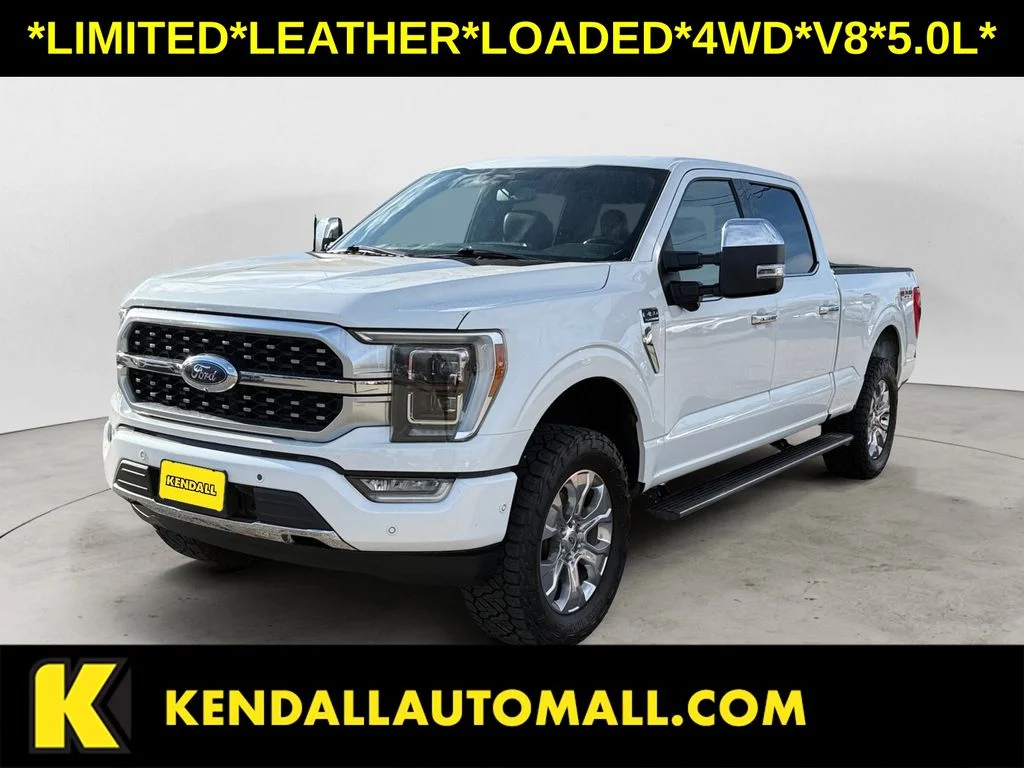 Used 2021 White Ford Platinum image 1