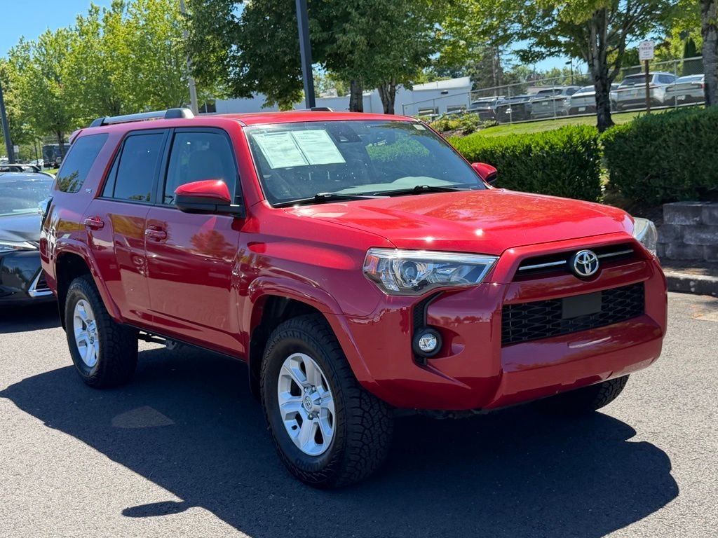 Used 2022 Barcelona Red Metallic Toyota SR5 image 2