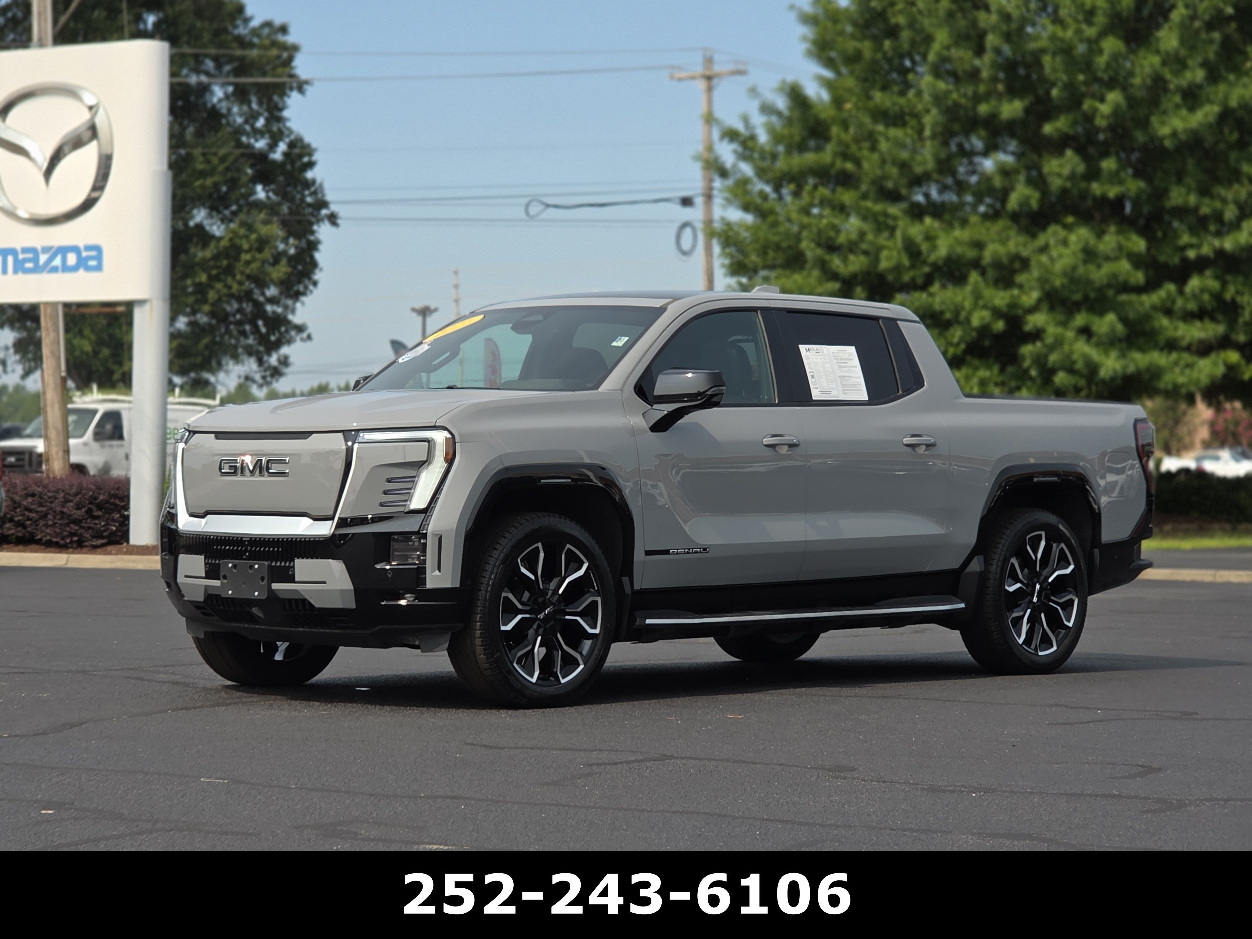 Used 2025 Thunderstorm Gray GMC Max Range Denali image 3