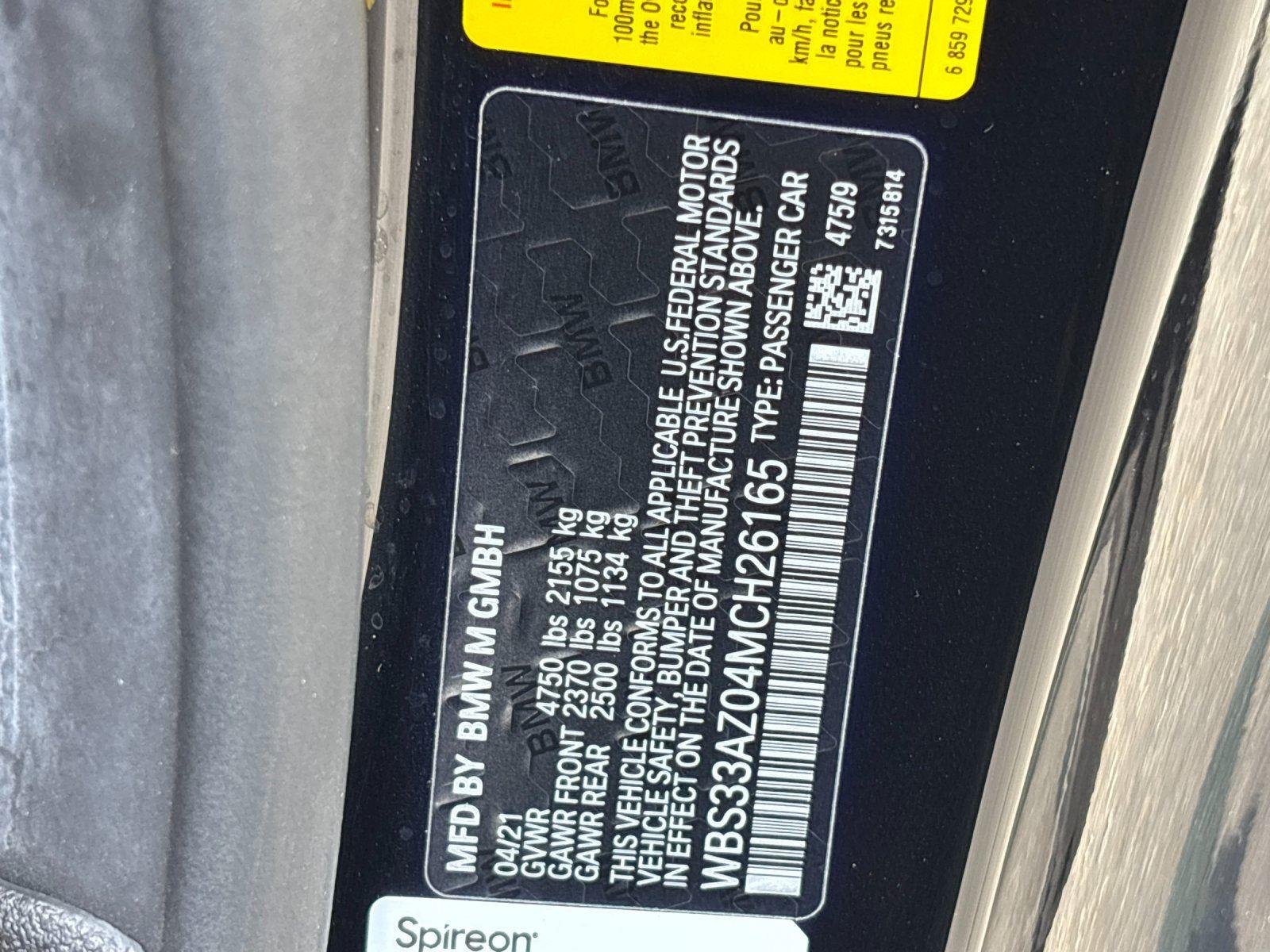 Used 2021 Black Sapphire Metallic BMW Competition image 12