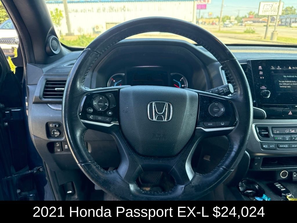 Used 2021 Obsidian Blue Pearl Honda EX-L image 10