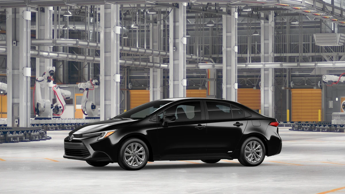 New 2026 Midnight Black Metallic Toyota Hybrid LE image 11