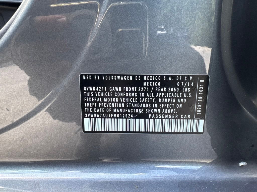 Used 2015 Gray Volkswagen TDI S 4-Door image 14